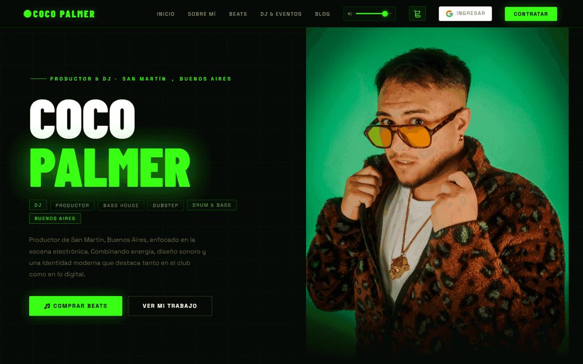 Coco Palmer — E-commerce. Cliente real por Naumow